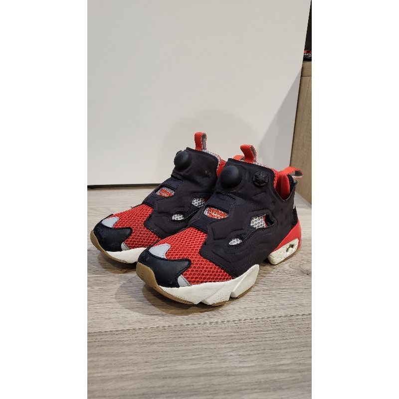 二手Reebok Instapump Fury OG NM經典鞋 23.5cm 黑紅 充氣鞋 男fv1571