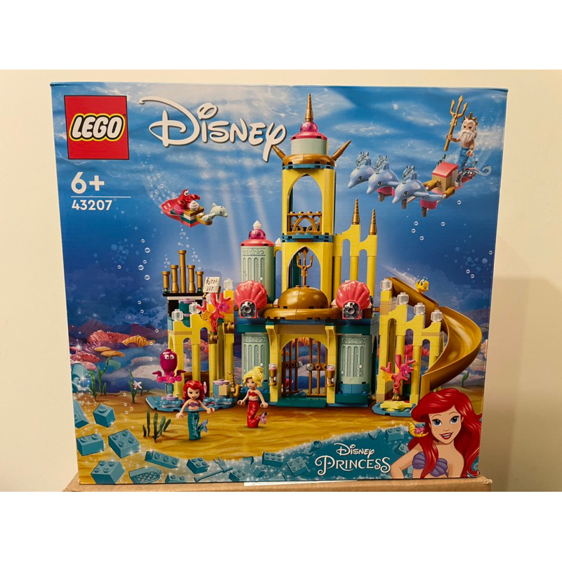 全新未拆現貨 LEGO 樂高 43207 迪士尼 小美人魚的海底宮殿「高雄屏東可面交」