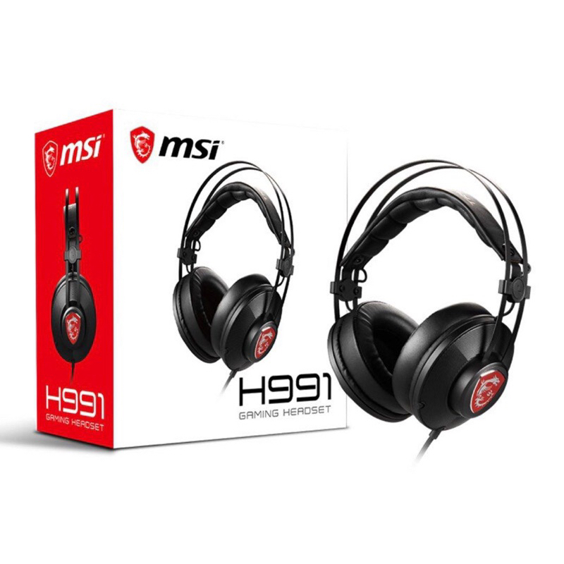 msi H991 微星專業電競耳機｜耳麥｜有線耳機｜麥克風｜Gaming Headset