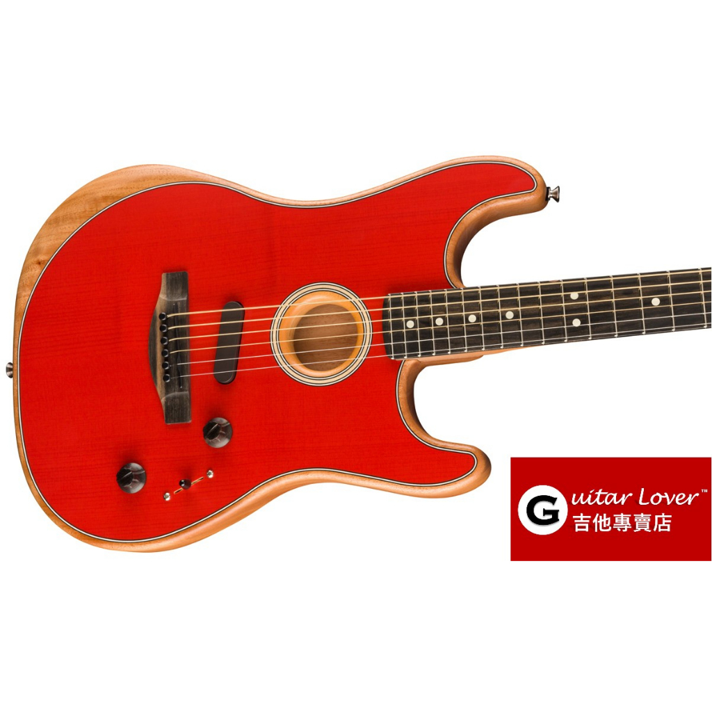 Fender American Acoustasonic Stratocaster Dakota Red