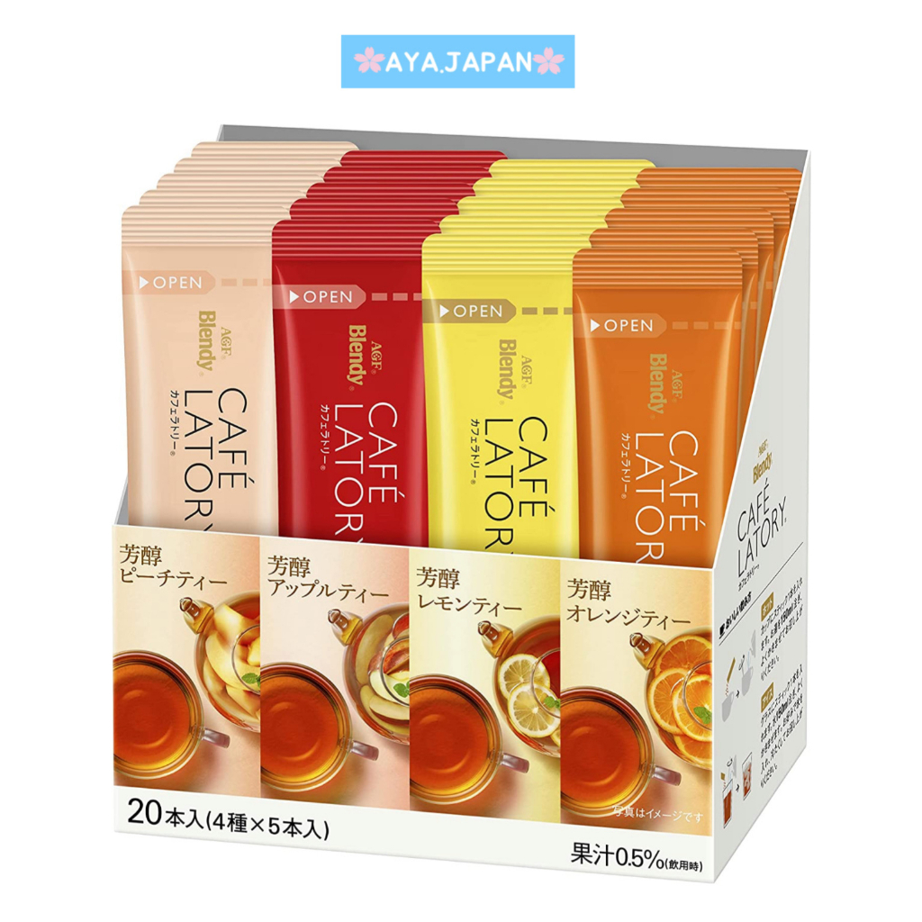 [日本直送] AGF Blendy CAFE LATORY 水果茶 20個