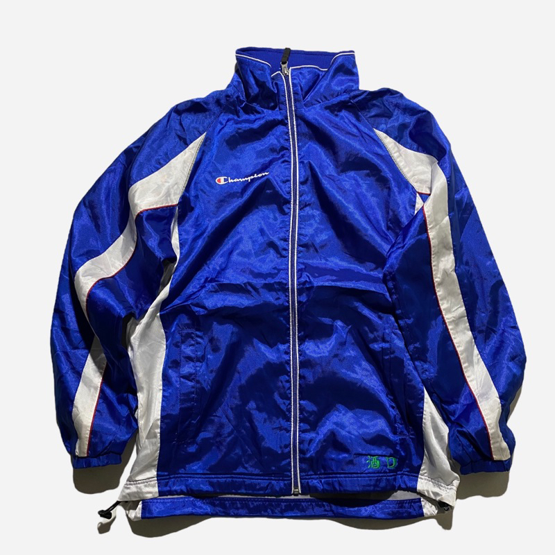 「滾青店」-日本champion古著- Vintage Jacket 風衣 運動外套