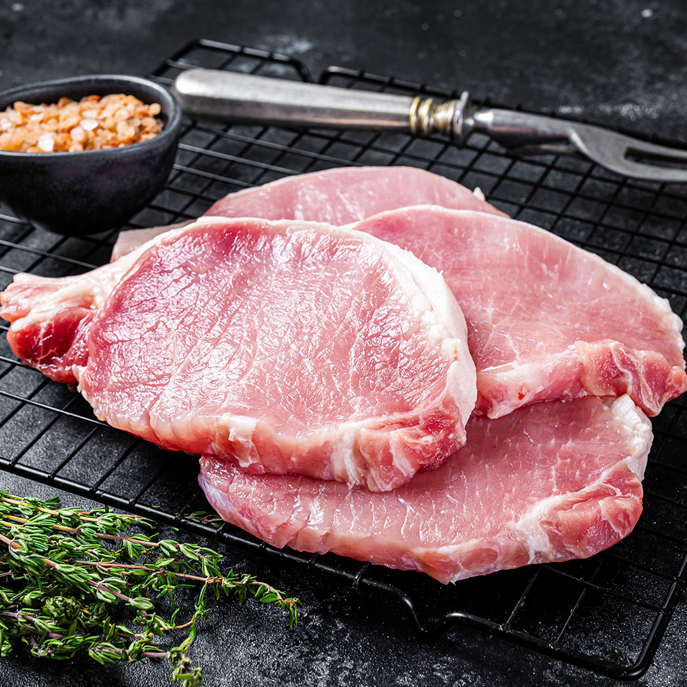 【上野物產】台灣產 超厚切豬里肌肉片（約5-8片/250g±10%/盤）豬肉/肉片/豬排/豬肉片/肉片
