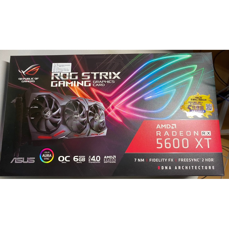 華碩 Ausu AMD RX5600xt