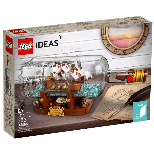 Lego 92177 樂高全新未拆 IDEAS系列 瓶中船