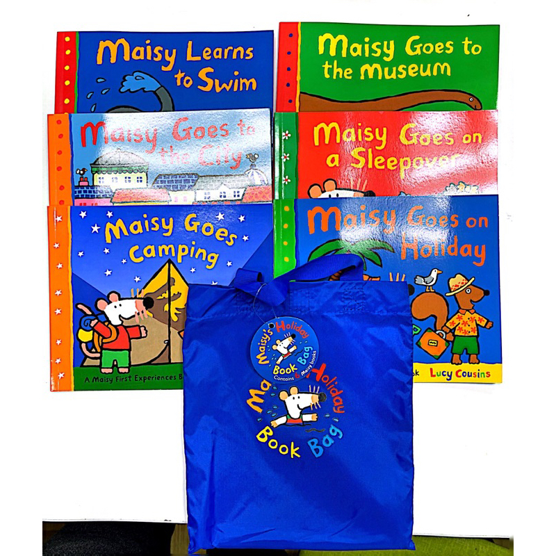 《二手》Maisy’s Adventures Set繪本套書（6冊合售，藍色書袋）