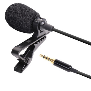 鍍金 迷你麥克風 MINI MIC 3.5MM領夾麥克風 迷你錄音K歌話筒 領夾式麥克風 電腦相機錄音麥克風CLIP