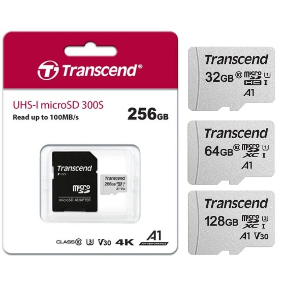 創見 32G 64G 128G 256G 記憶卡 microSD TF 附轉卡 A1 C10 U1 U3 V30 公司貨