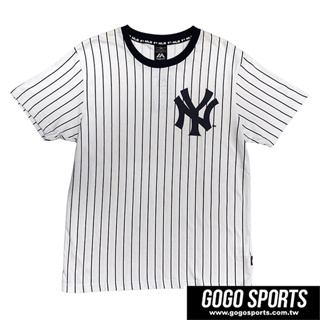 MLB Majestic-洋基隊球隊圓領T恤-條紋 6730204-800