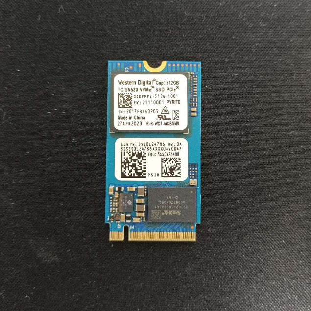 【WD】SSD SN530 512G(拆封新品)
