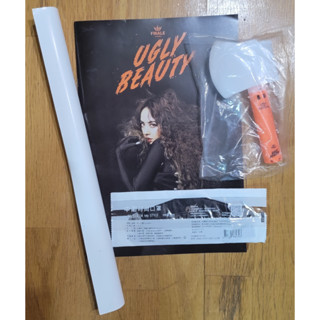 1/8場 Jolin 蔡依林 Ugly Beauty Finale In Taipei 橘色 斧頭 場刊 紀念口罩 海報