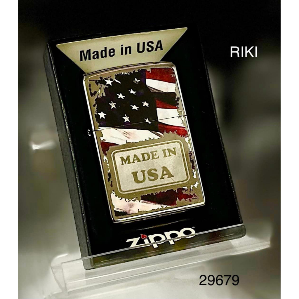 【瑞棋精品名刀】&lt;補貨中&gt;ZIPPO 29679 美國國旗 防風打火機 $1380