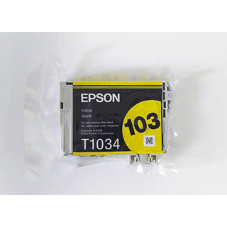 EPSON T1034原廠裸裝墨水匣(黃色) No.103 適用Stylus Office T30/T40W/T1100