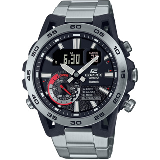 CASIO卡西歐 EDIFICE 藍芽 獨特設計 賽車風腕錶 ECB-40D-1A
