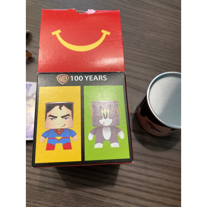 2023年海外麥當勞商品Superman and Tom超人麥當勞華納100週年玩具