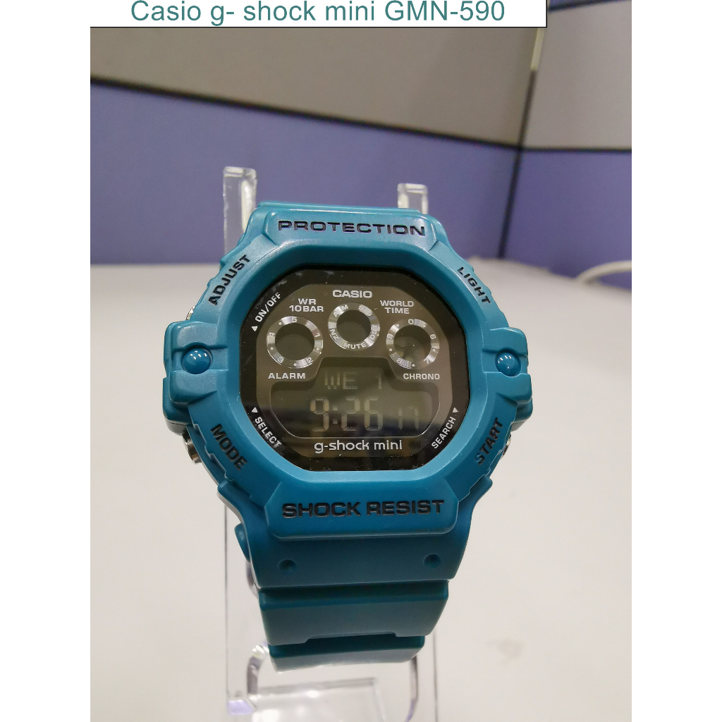 【卡西歐控】保證真品casio早期的baby-g 系列(G-shock mini)GMN-590二手良品#310