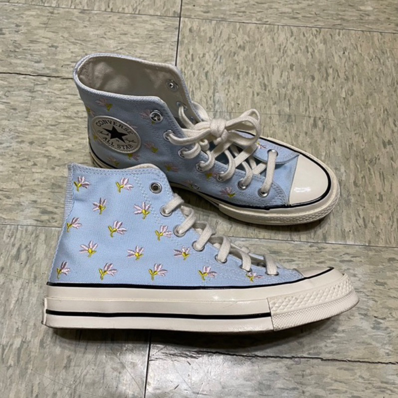 Converse Chuck 70 HI 小花刺繡 藍（570917C）