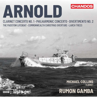 阿諾德 豎笛協奏曲 嬉遊曲 麥可柯林斯 Arnold Clarinet Concerto No 1 CHAN20152