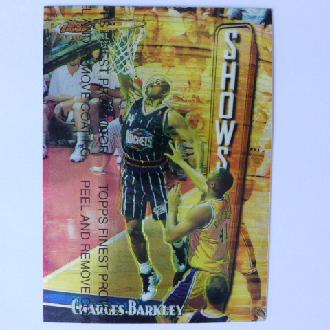 ~ Charles Barkley ~名人堂/惡漢/巴克利 1998年Finest.金屬設計.NBA籃球卡