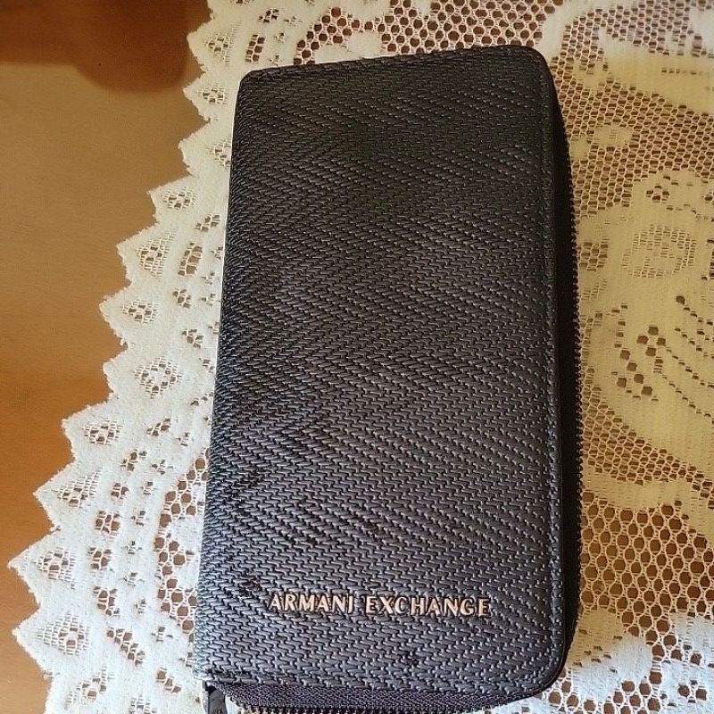 AIX ARMANI EXCHANGE零錢手拿包2手