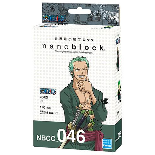 ●雅比玩具● nanoblock 河田積木 索隆 NBCC-046 航海王 海賊王 One Piece 玩具 禮物 積木