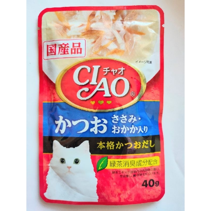 日本CIAO餐包，綠茶消臭成份配合