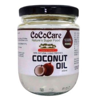 🌴現貨不用等☀ CoCoCare 100%冷壓初榨椰子油 (200ml) ❤小瓶嘗鮮價😊