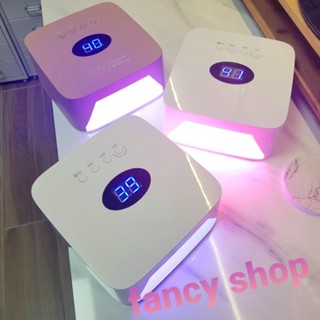 臺灣現貨24H出 S50 蓄電美甲燈 充電式 無線凝膠燈 紅光美甲燈 不黑手 54W 雙USB 混波燈 無線光療機
