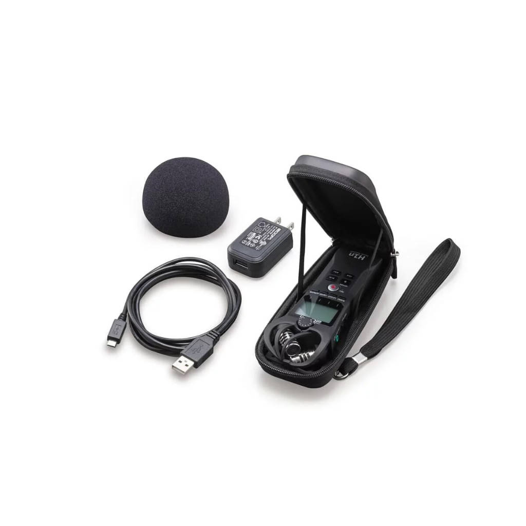 Zoom H1n-VP 手持 數位 錄音機 XY立體聲 含配件包 海國公司貨