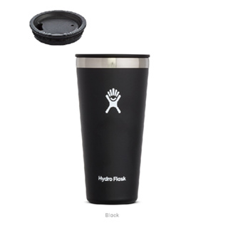 【Hydro Flask】出清 16oz 473ml 保溫隨行杯(時尚黑) 附蓋咖啡杯保溫杯保冷杯保溫瓶 tumbler