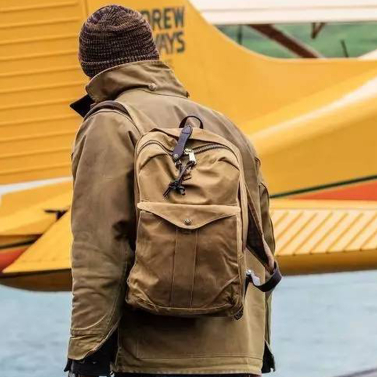 復刻版  FILSON 70307 Journeyman Backpack 上蠟帆布 後背包