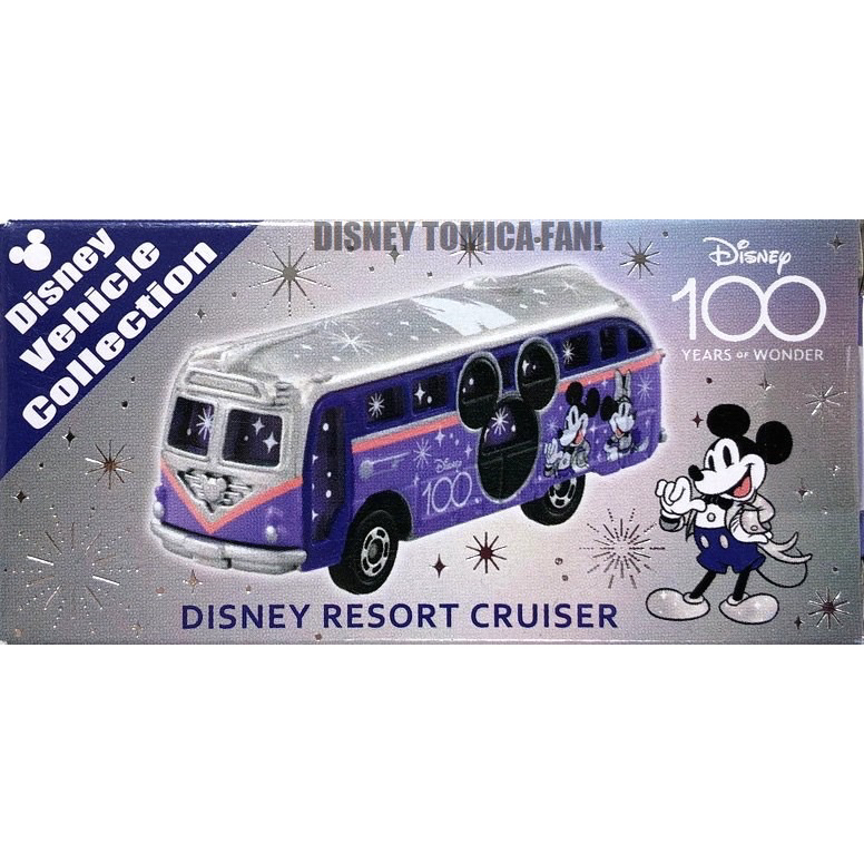 👍Tomica東京迪士尼100週年紀念巴士