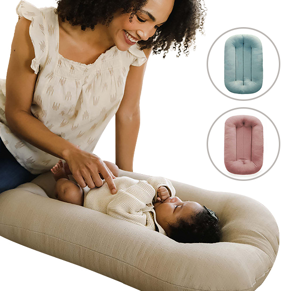 台灣現貨-便攜式嬰兒床 床中床 防壓嬰兒床墊 折疊床 寶寶睡覺神器 子宮床 - 321寶貝屋
