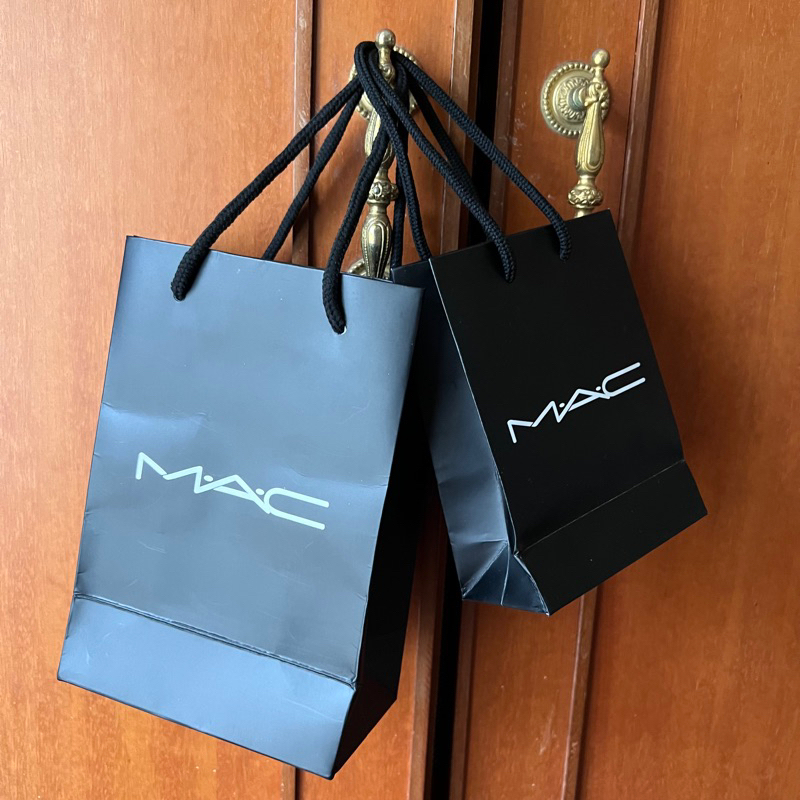 M.A.C MAC化妝品正版紙袋/手提袋/禮物袋/禮品袋/包裝袋/收納袋～ 口紅 香水 化妝品 飾品 項鍊 手鍊可包裝