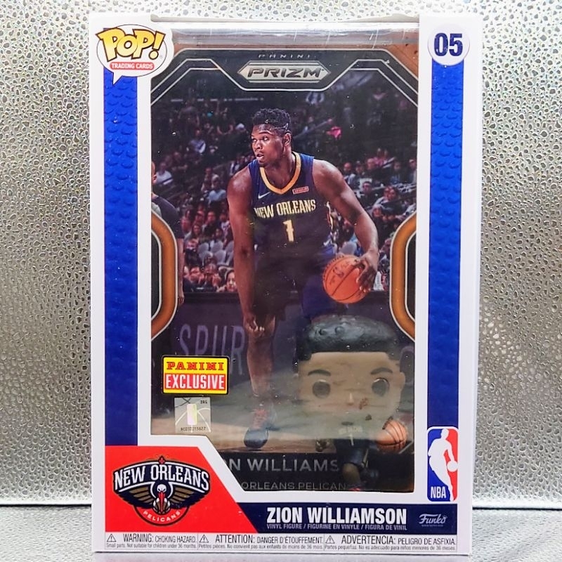 Funko NBA Zion Williamson 球員卡 Panini限定貼 金卡 Gold Slam 封面