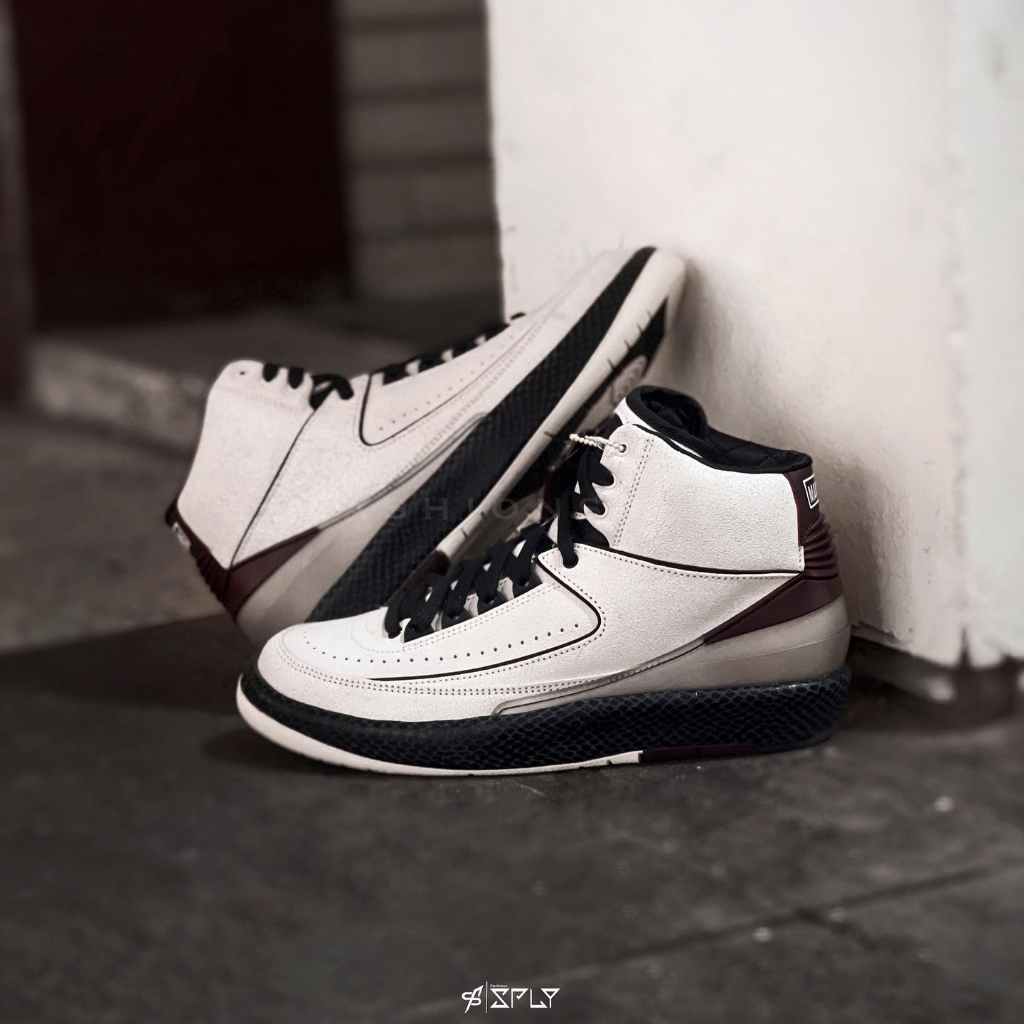 【Fashion SPLY】A Ma Maniére x Air Jordan 2 酒紅 高筒 DO7216-100 1