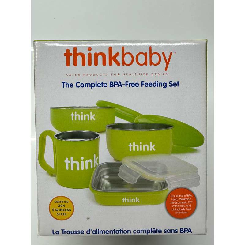 全新 Thinkbaby兒童不鏽鋼餐具