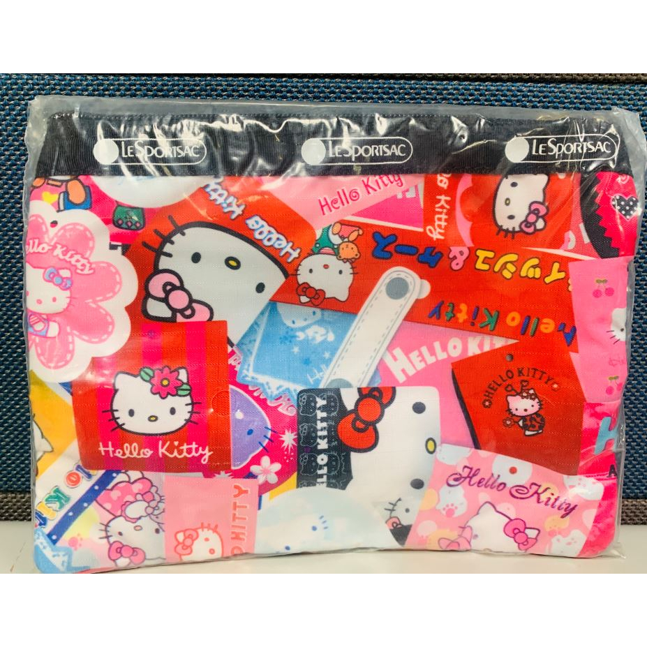 [全新品] LeSportsac X Hello Kitty 聯名款 三層化妝包 / 收納包 全新真品