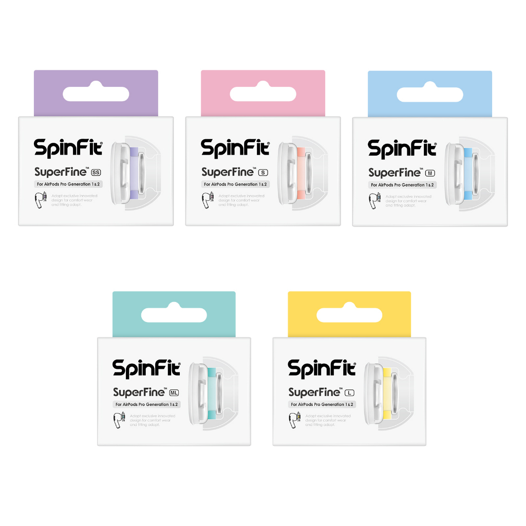 SpinFit SuperFine【領卷現折】Apple Airpods Pro 1/2 一/二代 耳機塞 耳套 新包裝