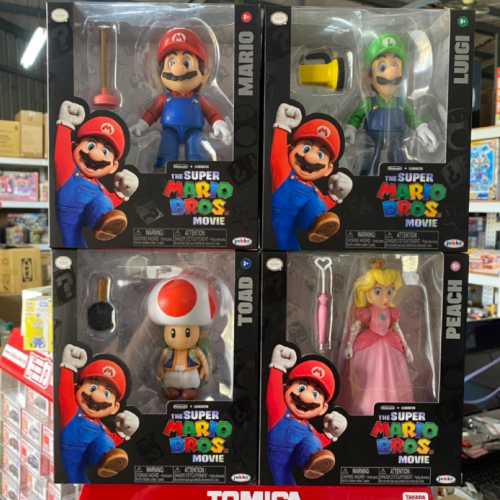 (丹舖) The Super Mario Bro. 5吋 珍藏公仔 Nintendo 任天堂 瑪利歐 路易吉 碧姬 蘑菇