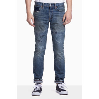 正品 31腰 Levis 511 修身 窄版 破壞 拼接 補丁 刀割 仿舊