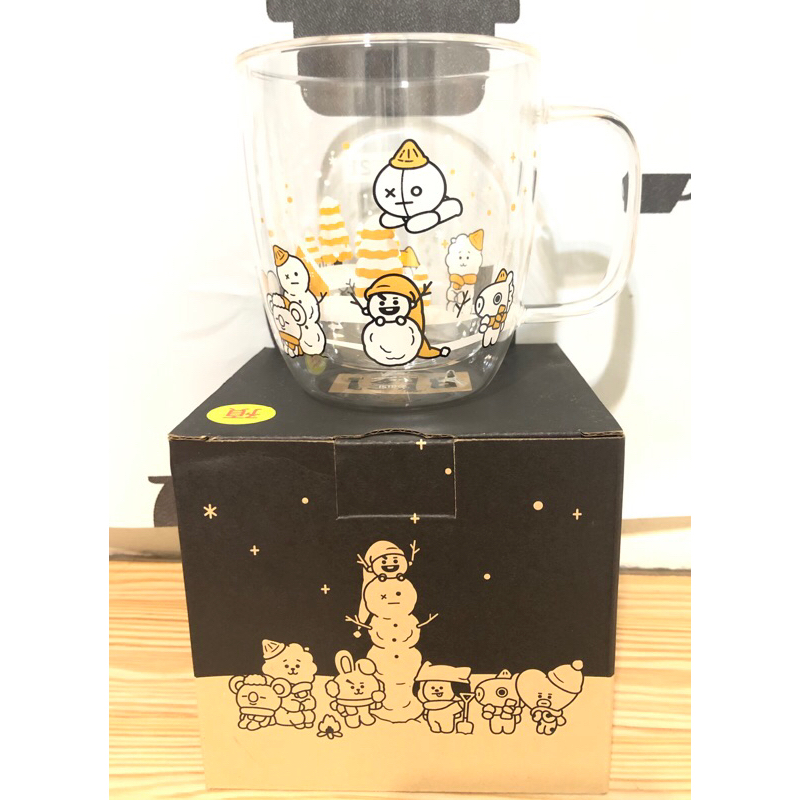 BT21系列雙層玻璃杯