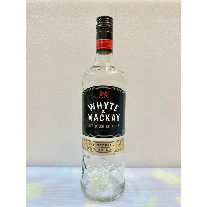 懷特馬凱雙獅三次熟成蘇格蘭威士忌 1L「空酒瓶」