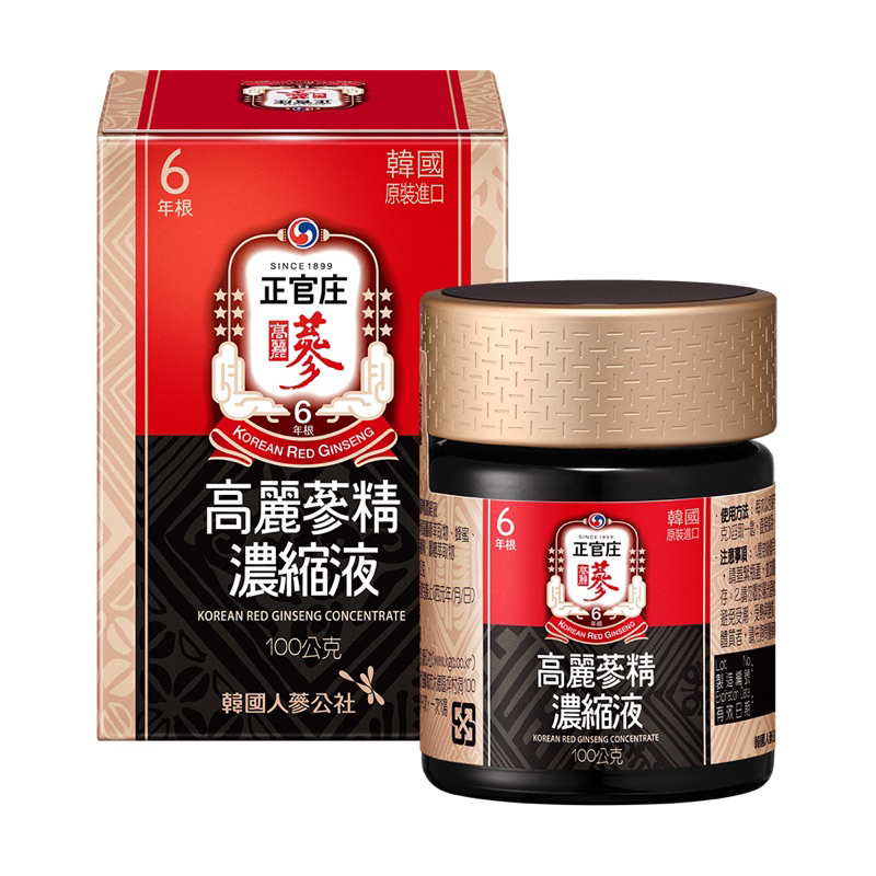 💪正官庄 高麗蔘精濃縮液100g/瓶( 膏狀劑型) 添加蜂蜜