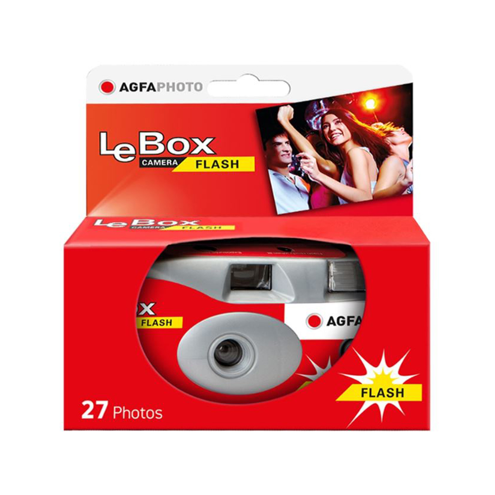 Agfa LEBOX Flash  ISO400 愛克發 即可拍膠卷相機 傻瓜相機 一次性相機 27張 交換禮物