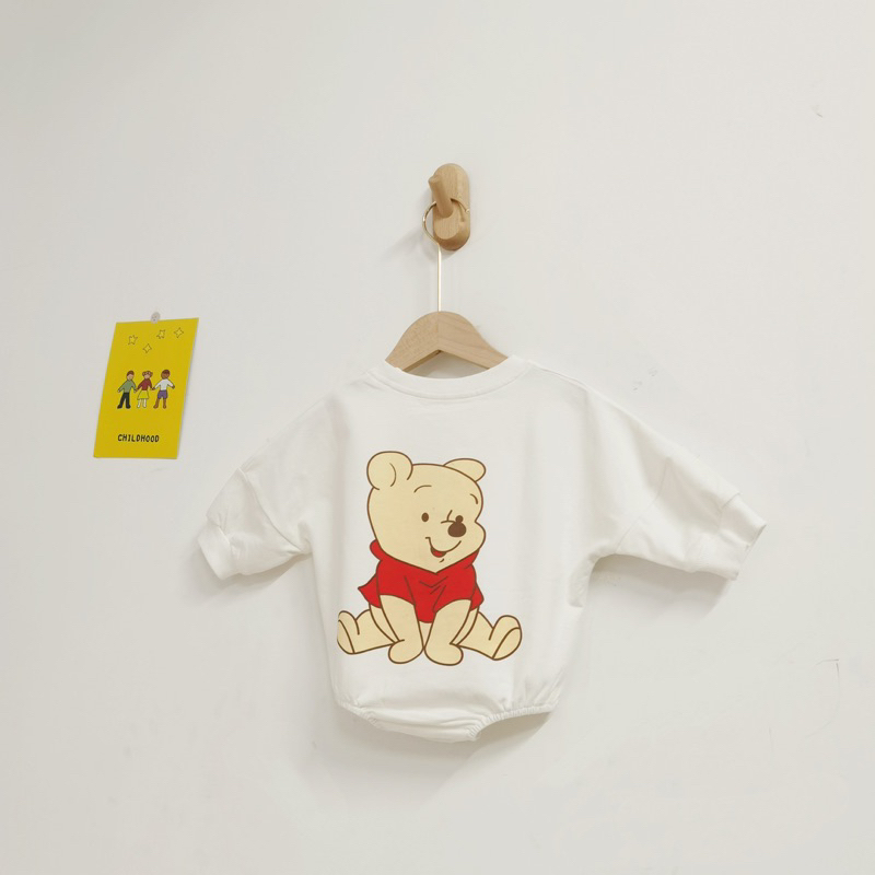 🧸baby 0550🧸小熊維尼包屁衣