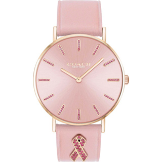 【COACH】乳癌防治紀念錶 CO14503976 現代鐘錶