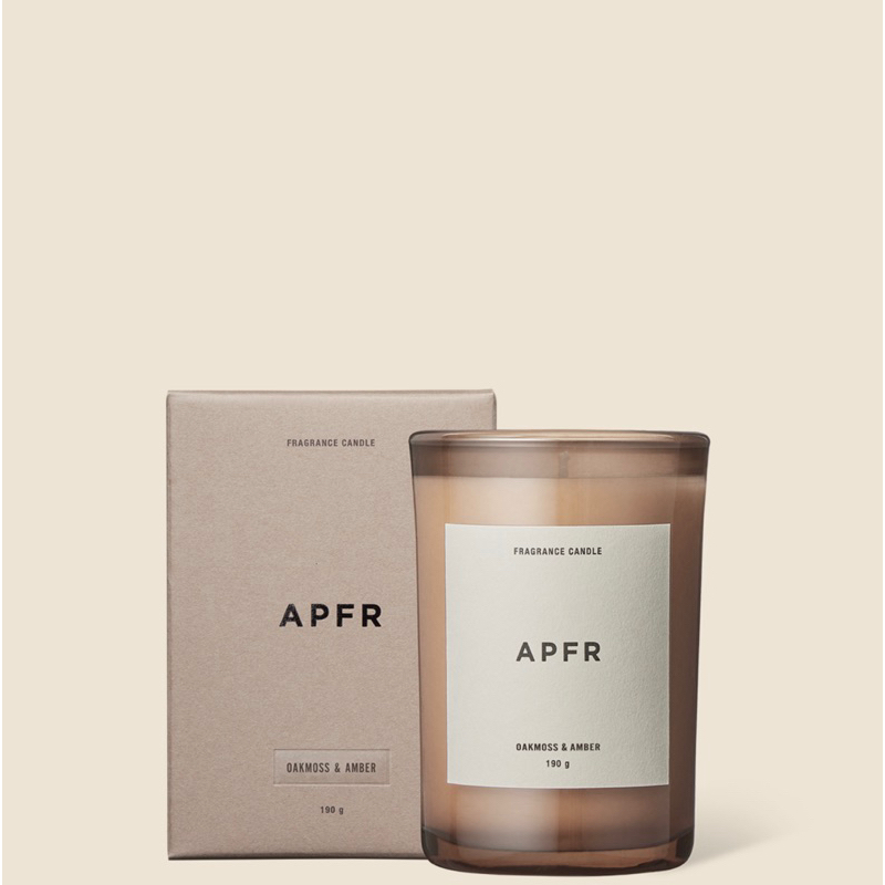 現貨 APFR APOTHEKE FRAGRANCE CANDLE OAKMOSS&AMBER 香氛 蠟燭