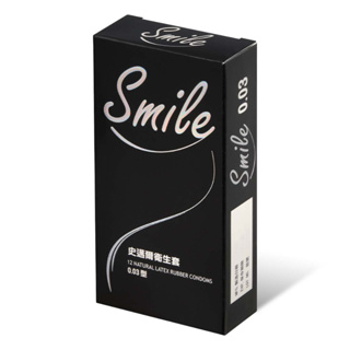 Smile 史邁爾 0.03 衛生套 12 片裝 乳膠保險套