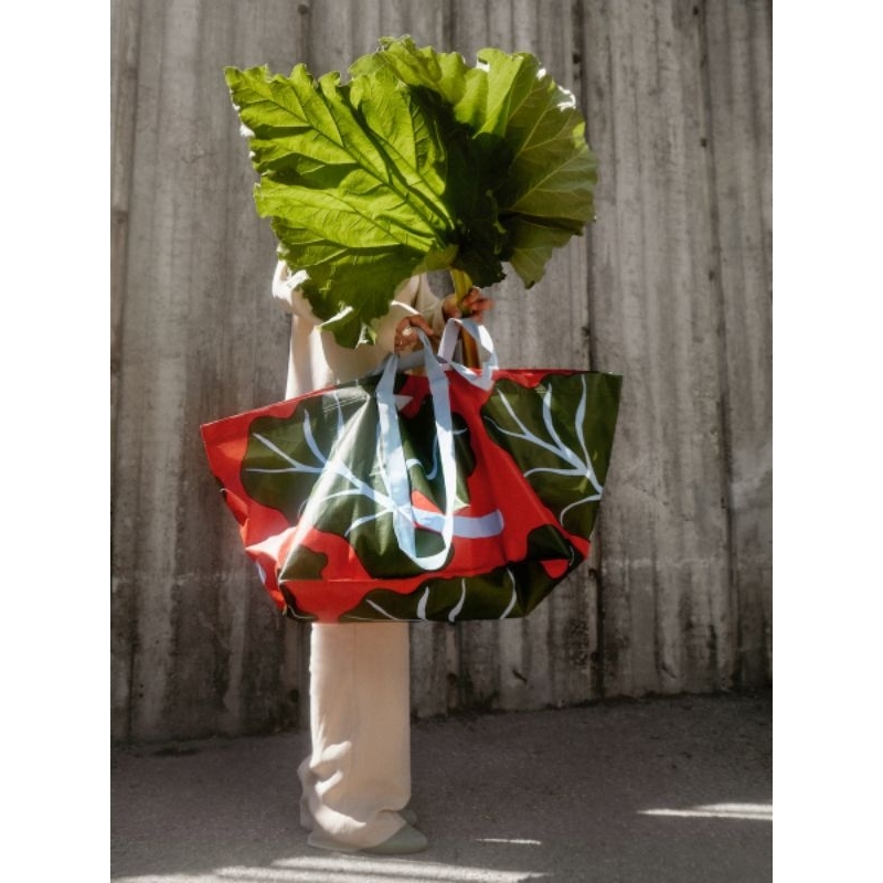 限量┋IKEA x marimekko 聯名 BASTUA 購物袋 環保袋 觀葉植物圖樣 肩背提袋 便當袋